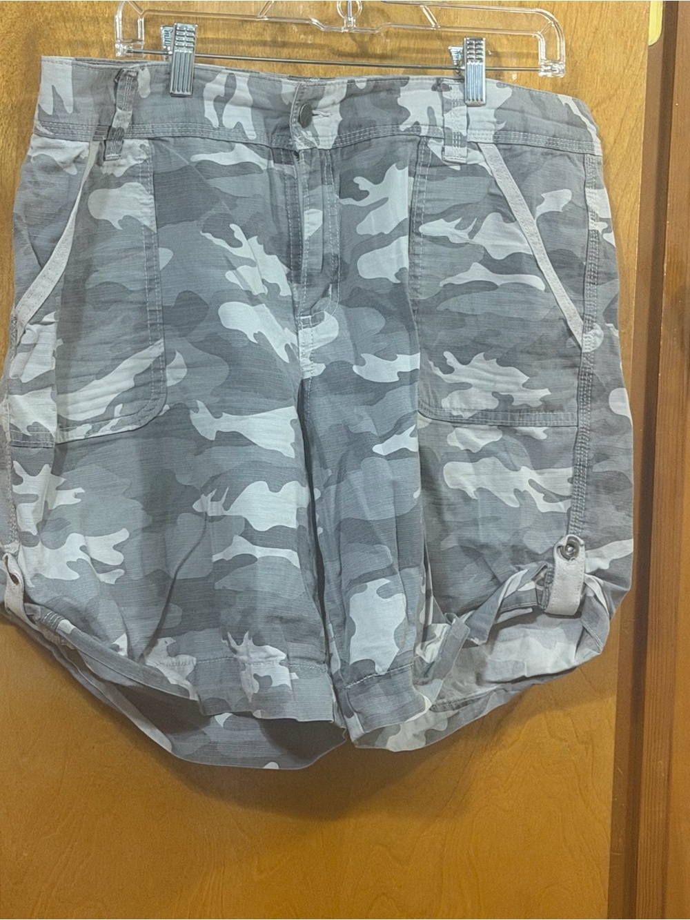 Men's Camo Utility Shorts - Gray